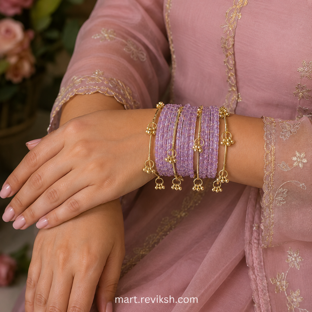 kashmiri raindrop bangles — view 2